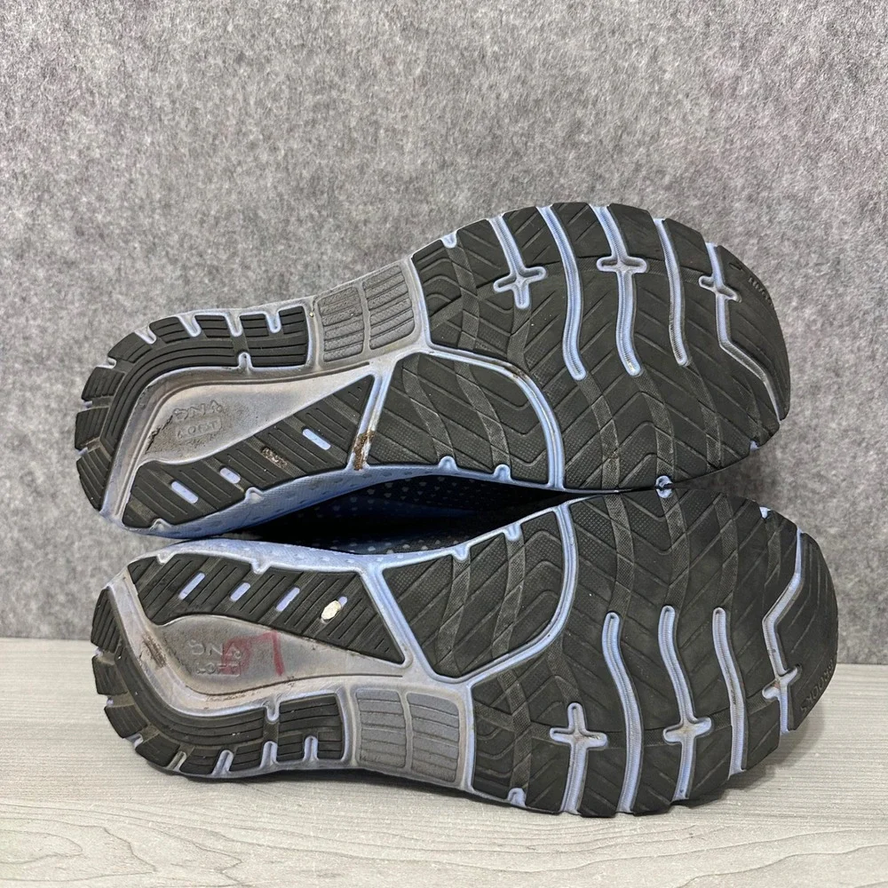 Brooks Men's Black and Light Blue Running Shoes